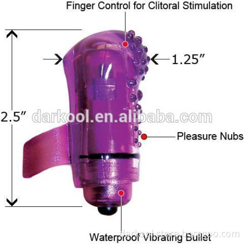 B012/Vibrating Tickler Finger Vibrator Ring Brush Strong Bullet Vibe Climax Stimulator Female Masturbation Tool Sex Toy